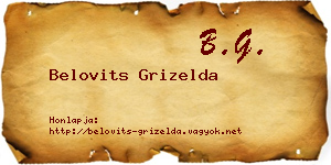 Belovits Grizelda névjegykártya